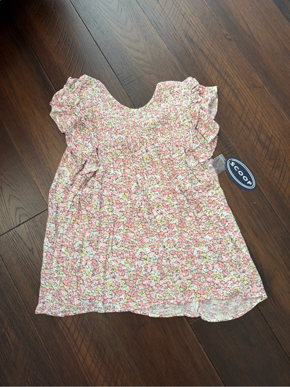 Double ruffle flutter top